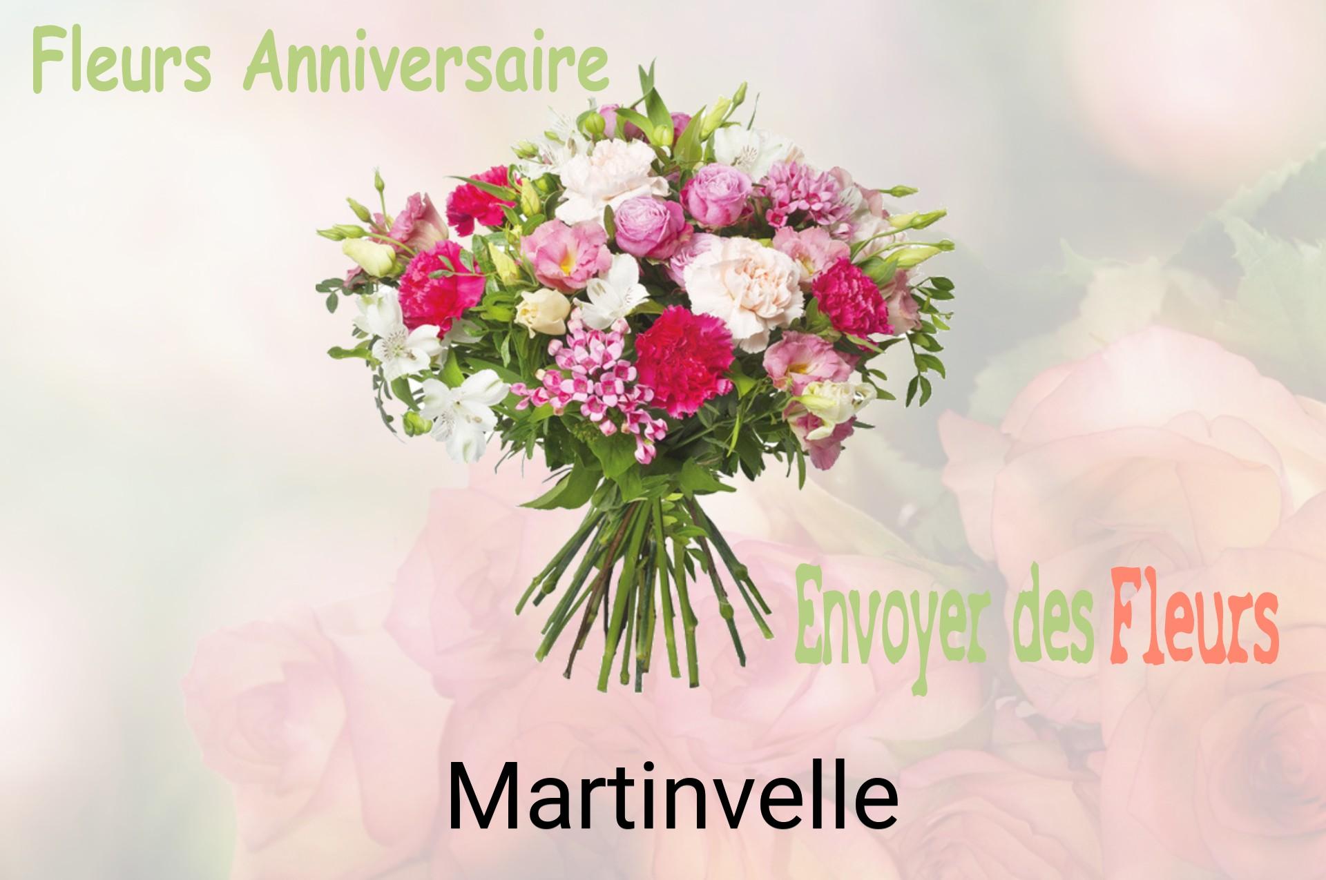 Bouquet de fleurs d’anniversaire livré à Martinvelle