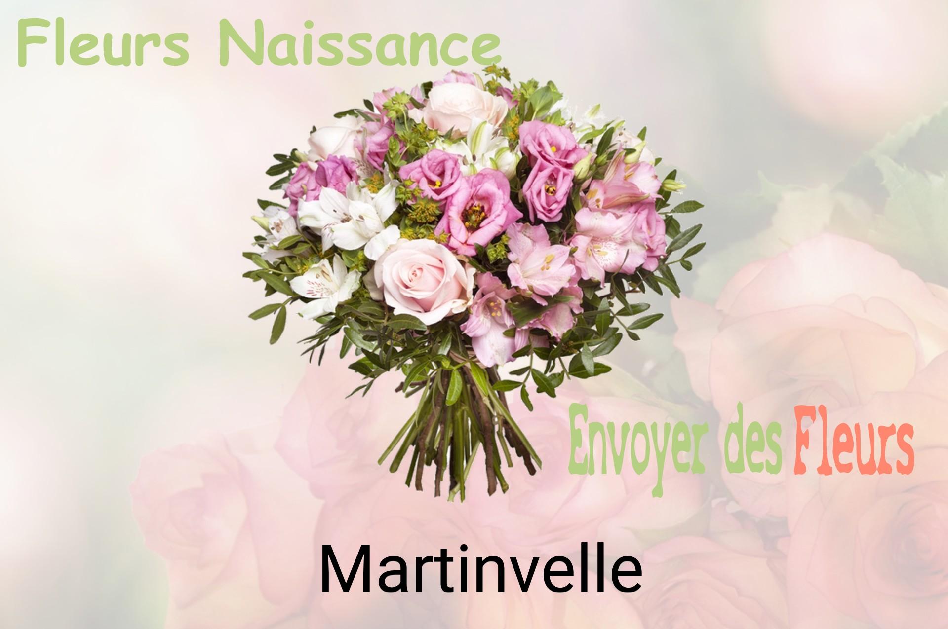 Bouquet de fleurs de naissance livré à Martinvelle